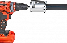 Использование устройства для снятия оксидного слоя с полиэтиленовых труб Gas Fusion УСО-200