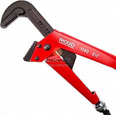 Раскрытие газового ключа Ridgid 1143